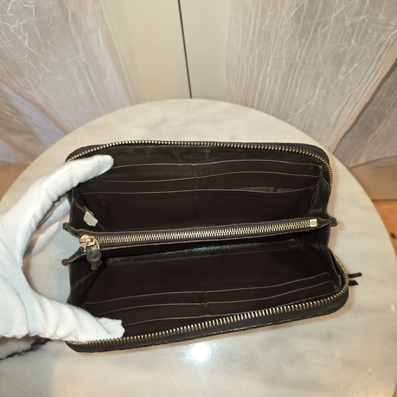 Bottega Veneta Dark Brown Interaccio Wallet - Picture 6 of 9